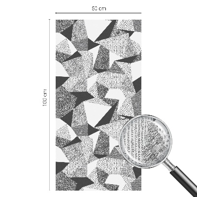 Naklejka na okno mleczna witraż Geometryczne figury