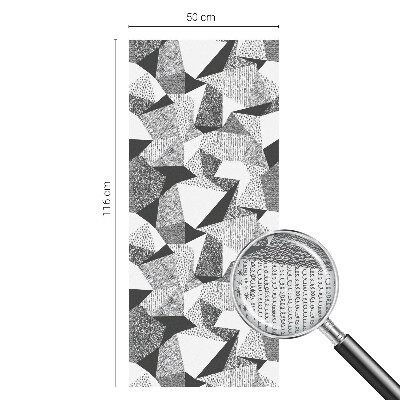 Naklejka na okno mleczna witraż Geometryczne figury