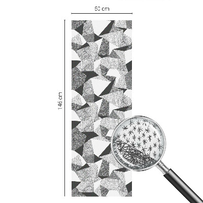 Naklejka na okno mleczna witraż Geometryczne figury