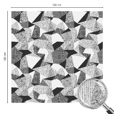 Naklejka na okno mleczna witraż Geometryczne figury