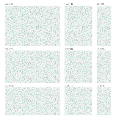 Folia dekoracyjna na okna Delikatne liście