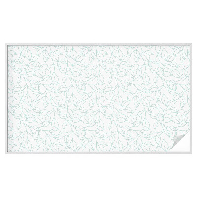 Folia dekoracyjna na okna Delikatne liście