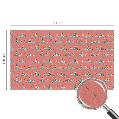 Folia dekoracyjna na okna Zebra motyw