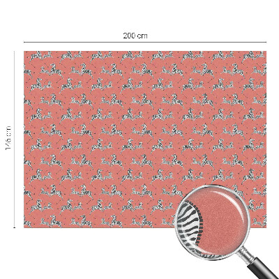 Folia dekoracyjna na okna Zebra motyw