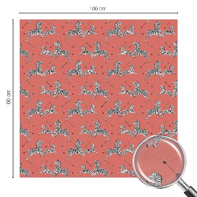 Folia dekoracyjna na okna Zebra motyw