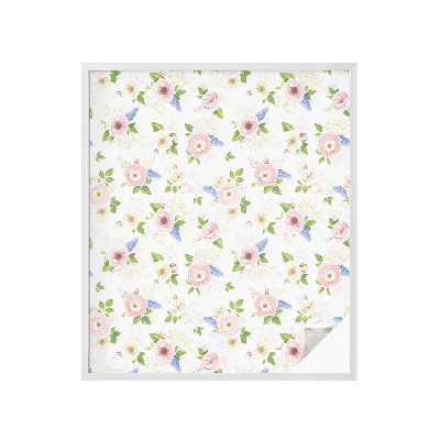 Folia okienna zapewniająca prywatność Kwiatowy wzór