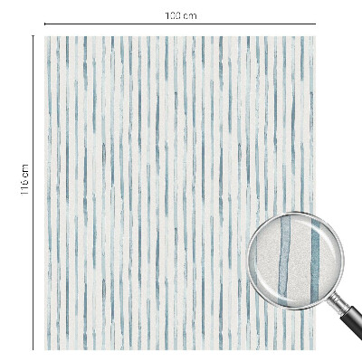 Mleczna naklejka na okno Pionowe pasy