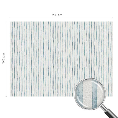 Mleczna naklejka na okno Pionowe pasy