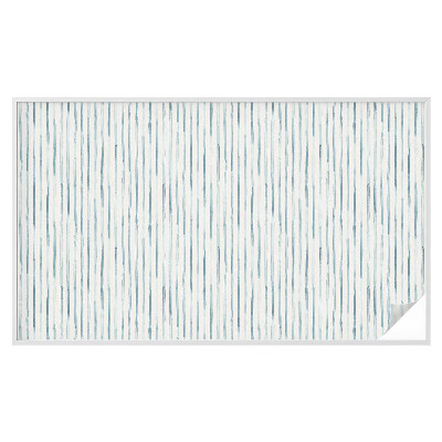 Mleczna naklejka na okno Pionowe pasy