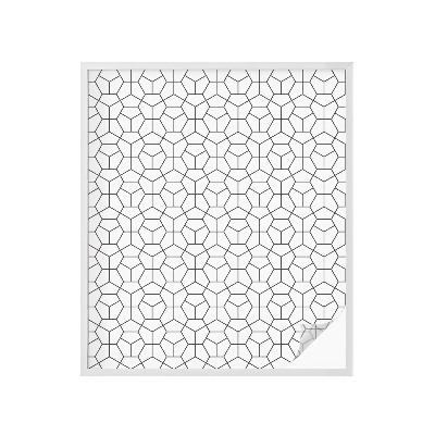 Folia okienna zapewniająca prywatność Geometryczne kostki