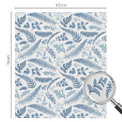 Folia dekoracyjna na okna Botaniczny wzór