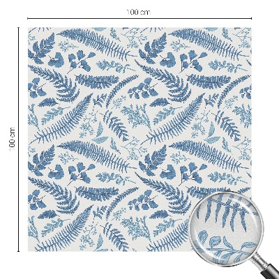 Folia dekoracyjna na okna Botaniczny wzór