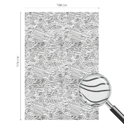 Folia okienna zapewniająca prywatność Linie drewna