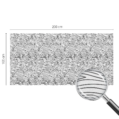 Folia okienna zapewniająca prywatność Linie drewna