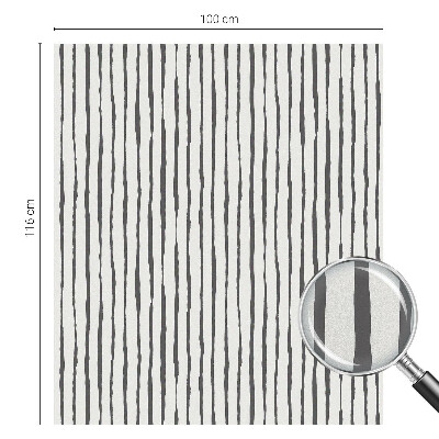 Mleczna naklejka na okno Pionowe pasy