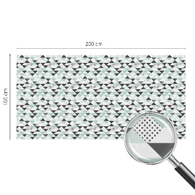 Folia dekoracyjna na okna Trójkątne wzory