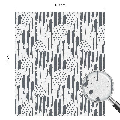 Folia okienna zapewniająca prywatność Pasy i kropki