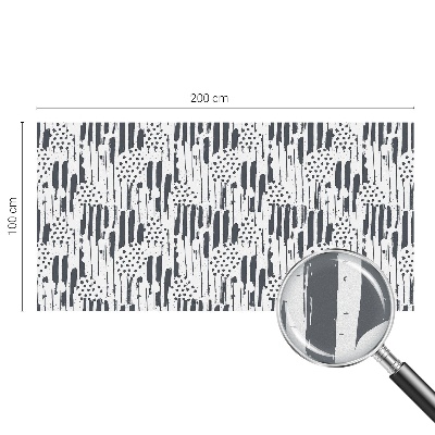 Folia okienna zapewniająca prywatność Pasy i kropki