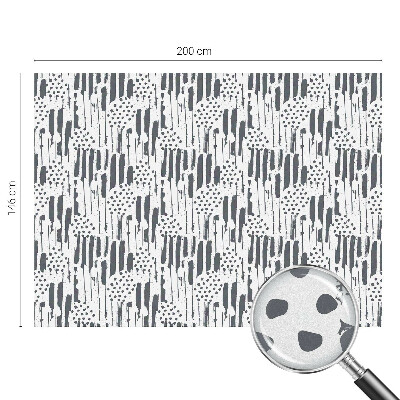 Folia okienna zapewniająca prywatność Pasy i kropki