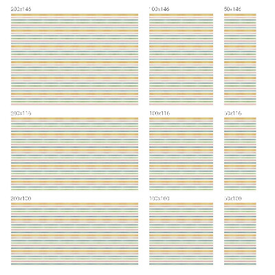 Naklejka na okno dająca prywatność Pastelowe paski