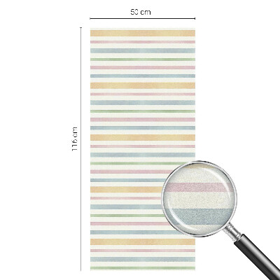 Naklejka na okno dająca prywatność Pastelowe paski