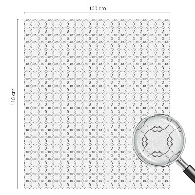 Folia dekoracyjna na okna Geometryczne linie