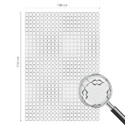 Folia dekoracyjna na okna Geometryczne linie