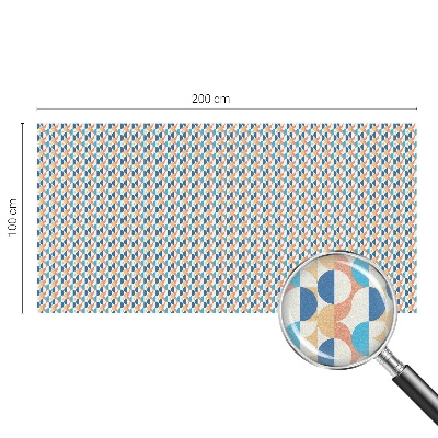 Folia okienna zapewniająca prywatność Geometryczna symetria