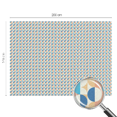 Folia okienna zapewniająca prywatność Geometryczna symetria