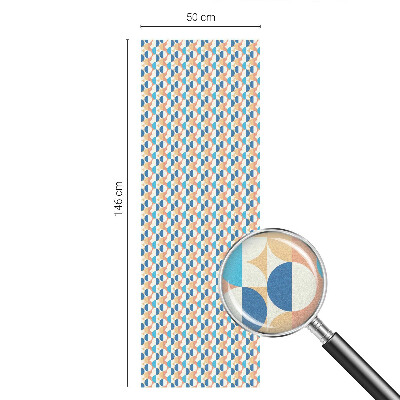 Folia okienna zapewniająca prywatność Geometryczna symetria