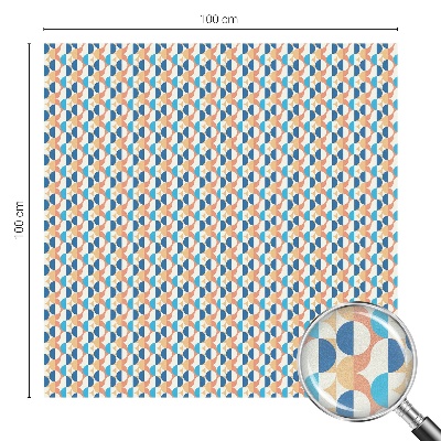 Folia okienna zapewniająca prywatność Geometryczna symetria