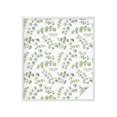 Naklejka na okno dająca prywatność Liście botaniczne