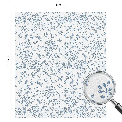 Folia dekoracyjna na okna Roślinny motyw