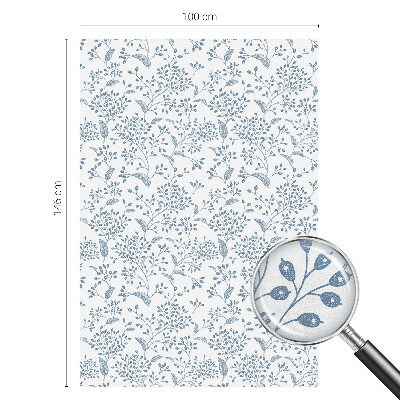 Folia dekoracyjna na okna Roślinny motyw