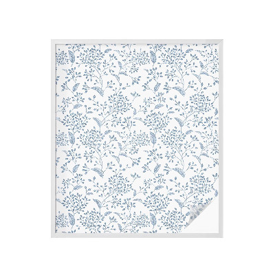 Folia dekoracyjna na okna Roślinny motyw