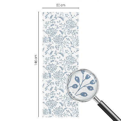 Folia dekoracyjna na okna Roślinny motyw