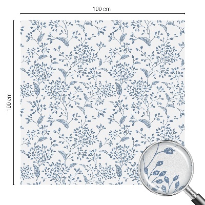 Folia dekoracyjna na okna Roślinny motyw