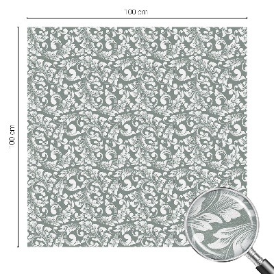 Folia okienna zapewniająca prywatność Liściasta elegancja