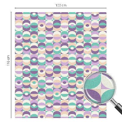 Naklejka na okno dająca prywatność Kolorowe wzory