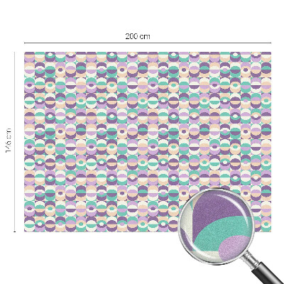 Naklejka na okno dająca prywatność Kolorowe wzory