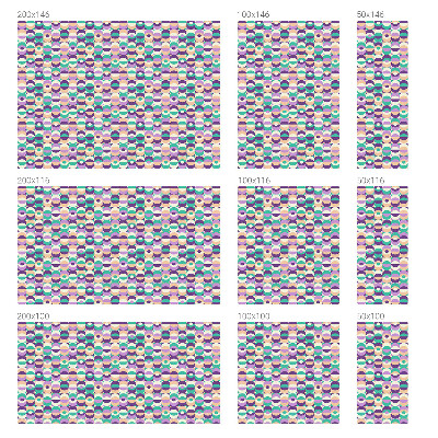 Naklejka na okno dająca prywatność Kolorowe wzory