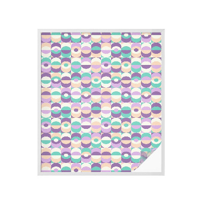 Naklejka na okno dająca prywatność Kolorowe wzory