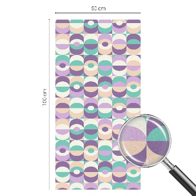 Naklejka na okno dająca prywatność Kolorowe wzory