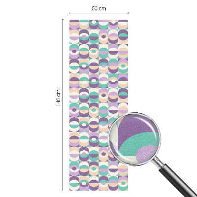 Naklejka na okno dająca prywatność Kolorowe wzory