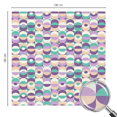 Naklejka na okno dająca prywatność Kolorowe wzory