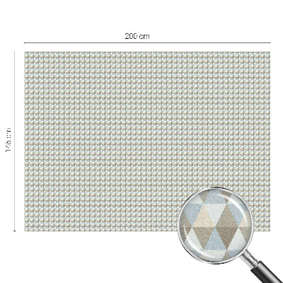 Folia okienna zapewniająca prywatność Geometryczne trójkąty