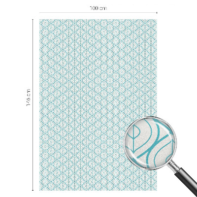 Folia dekoracyjna na okna Symetria owalna