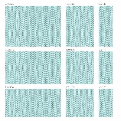 Folia dekoracyjna na okna Symetria owalna