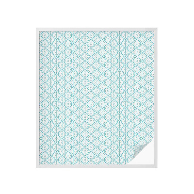 Folia dekoracyjna na okna Symetria owalna