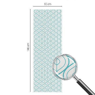 Folia dekoracyjna na okna Symetria owalna